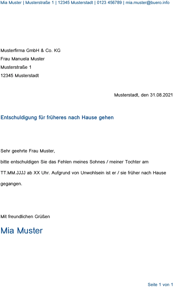 entschuldigung-frueher-nach-hause-gehen