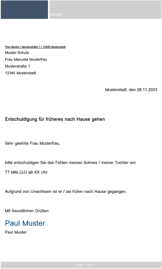 entschuldigung-frueher-nach-hause-gehen