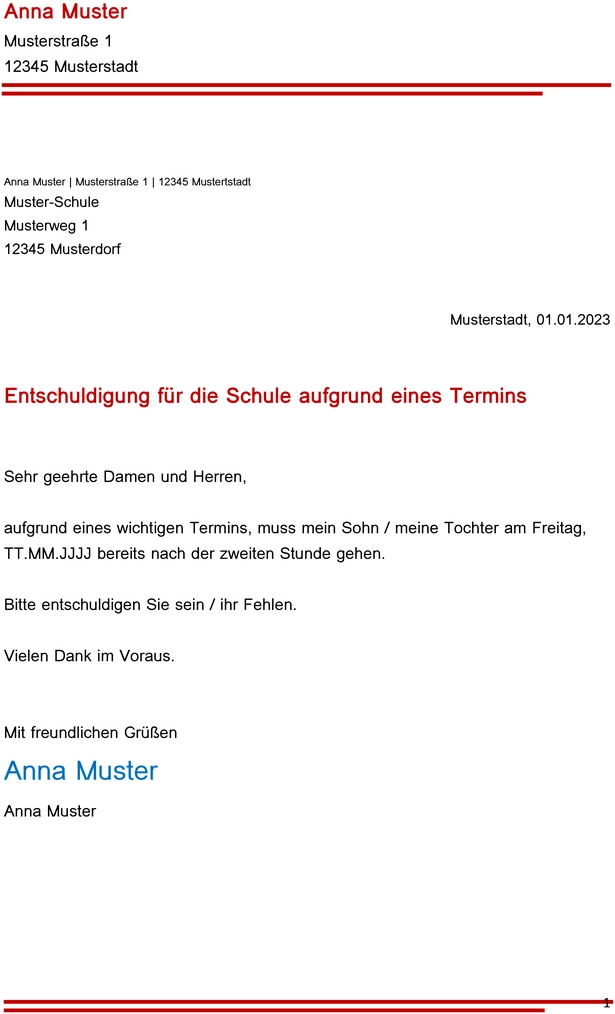 entschuldigung-fuer-die-schule-wegen-eines-termins