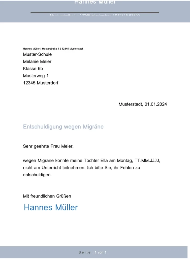 entschuldigung-fuer-schule-wegen-migraene