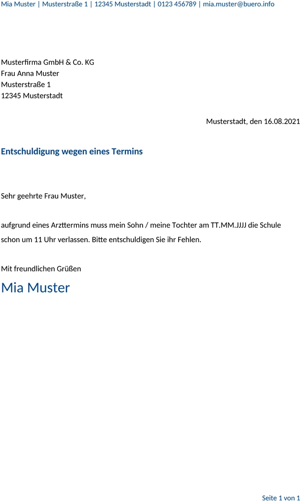 entschuldigung-fuer-schule-wegen-termin