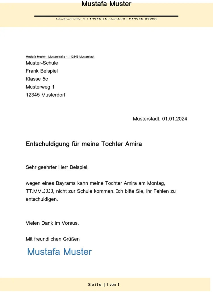 entschuldigung-fuer-tochter-am-montag-wegen-bayram