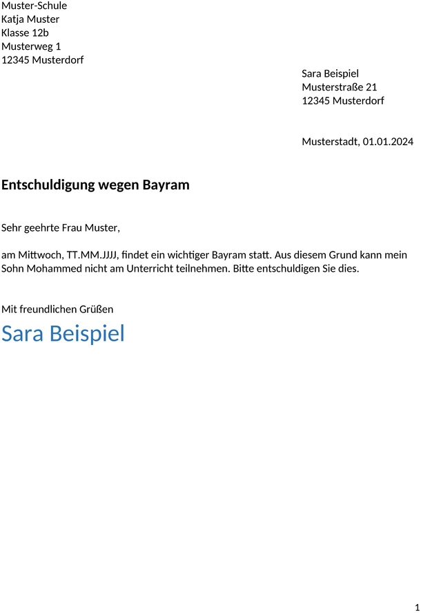 entschuldigung-schule-bayram-muster