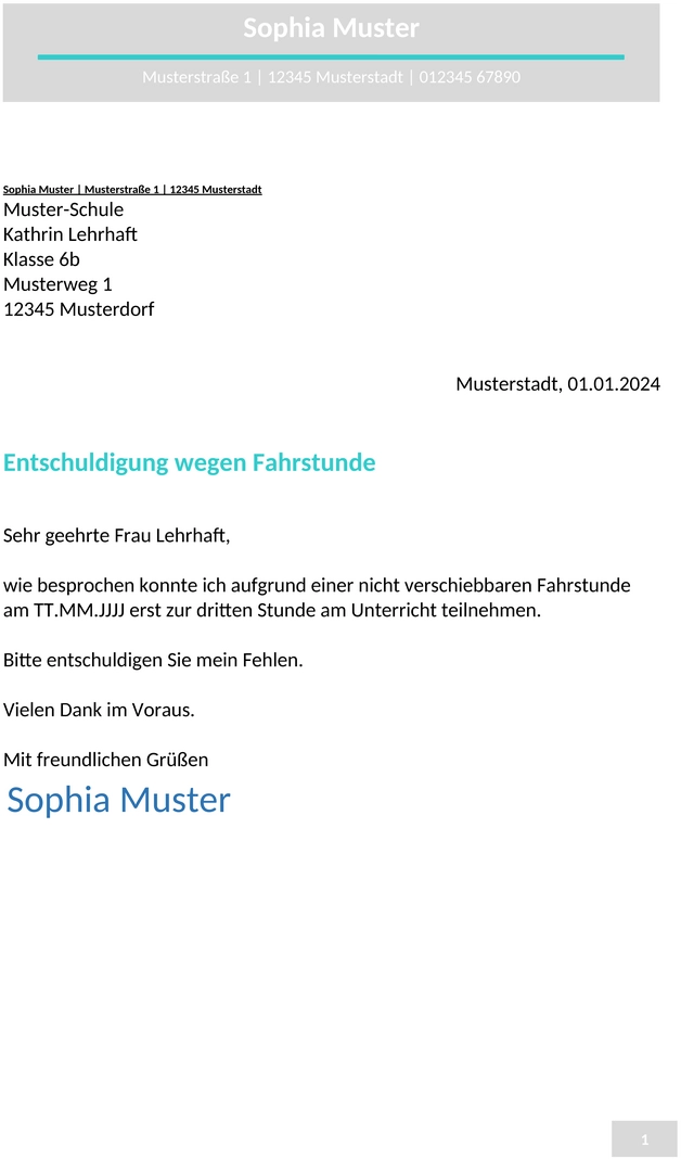 entschuldigung-schule-fahrstunde