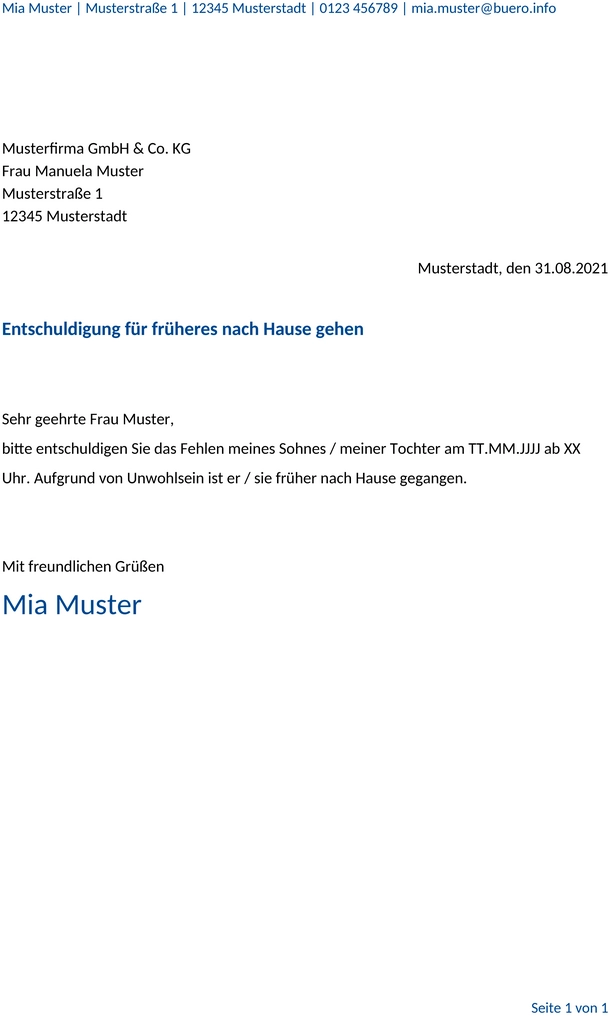 entschuldigung-schule-frueher-nach-hause