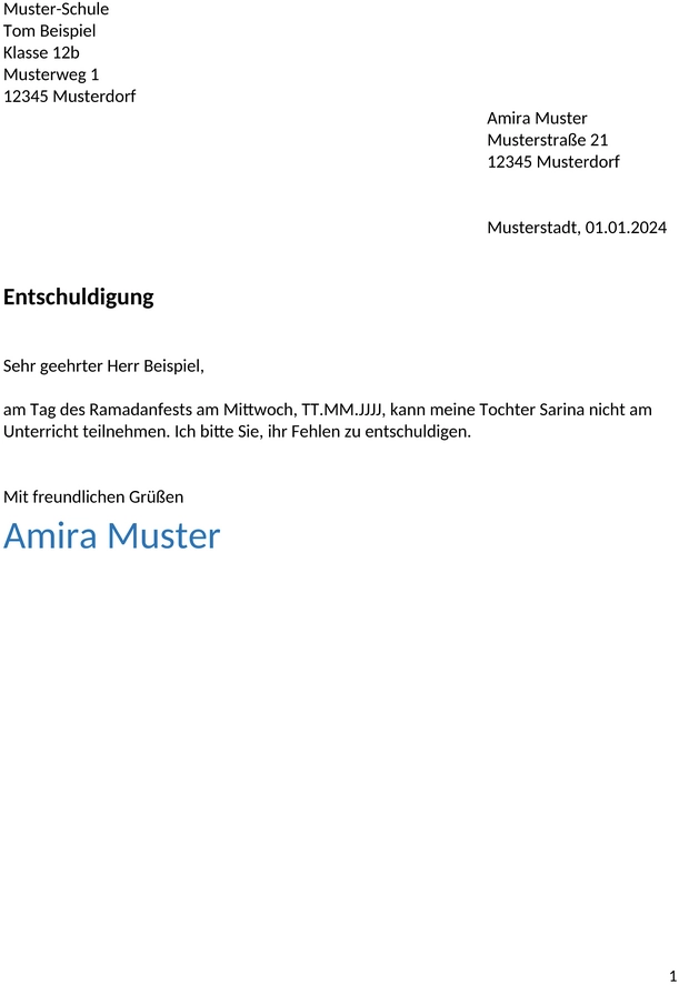 entschuldigung-schule-ramadan-muster