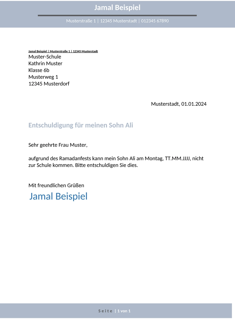 entschuldigung-schule-ramadan