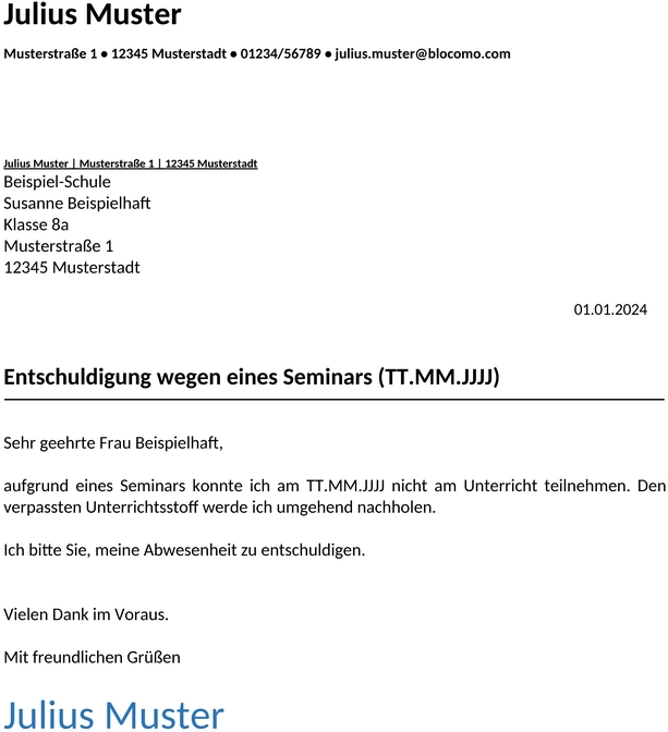 entschuldigung-schule-seminar-vorlage