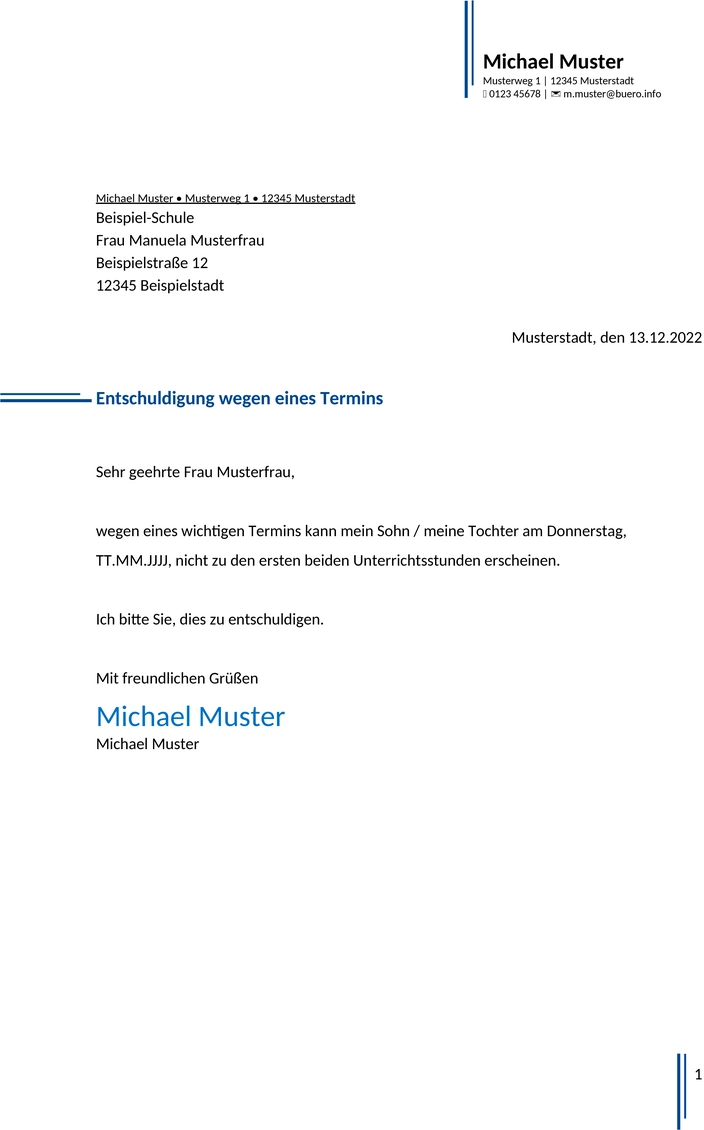entschuldigung-schule-termin-vorlage