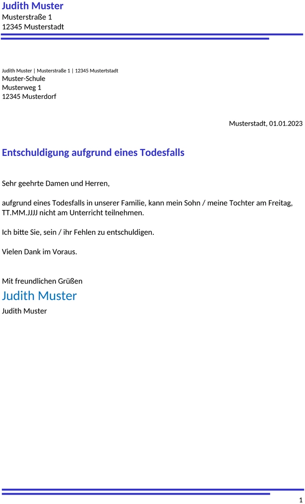 entschuldigung-schule-todesfall-familie