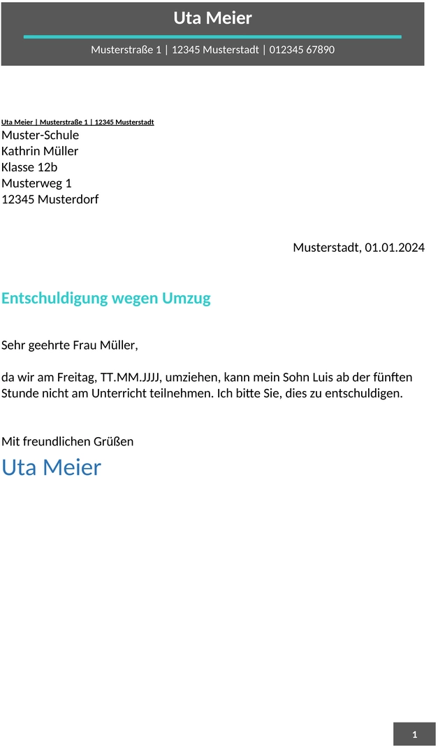 entschuldigung-schule-umzug