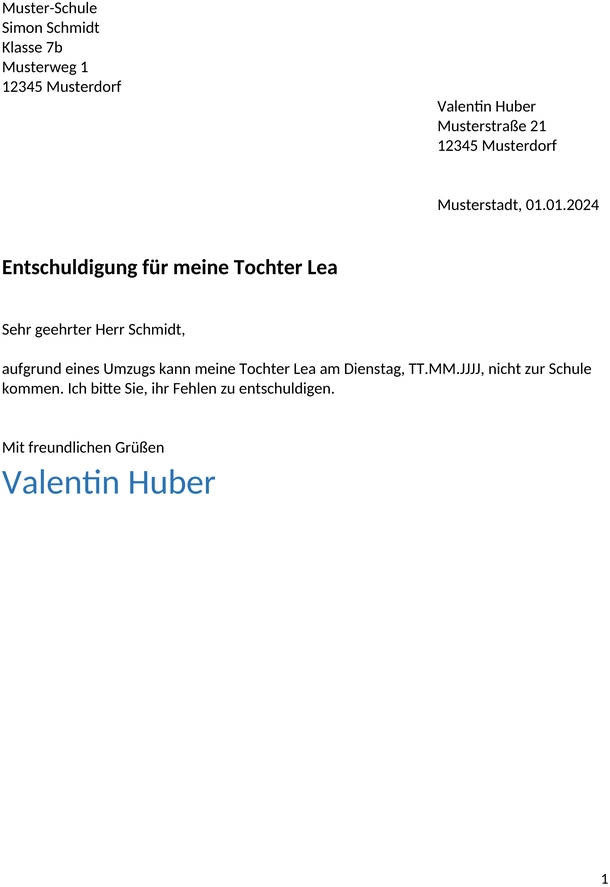 entschuldigung-schule-umzug-muster