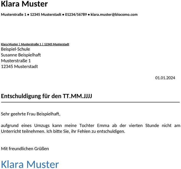 entschuldigung-schule-umzug