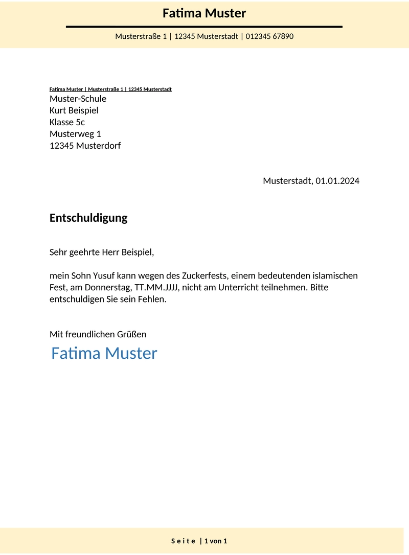 entschuldigung-schule-zuckerfest
