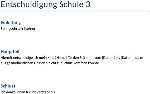 entschuldigung-schule
