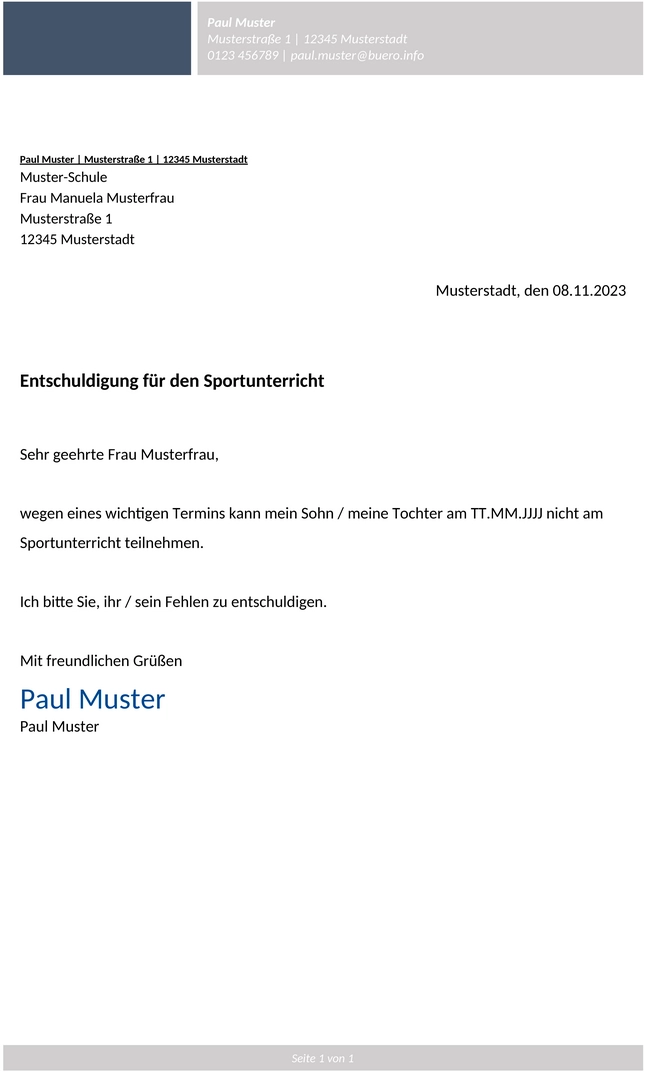 entschuldigung-sportunterricht-muster