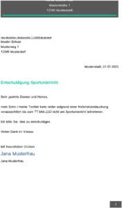 entschuldigung-sportunterricht-vorlage