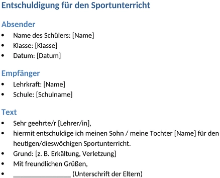 entschuldigung-sportunterricht