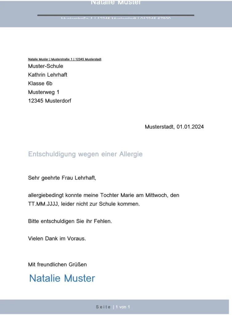 entschuldigung-vorlage-allergie-schule
