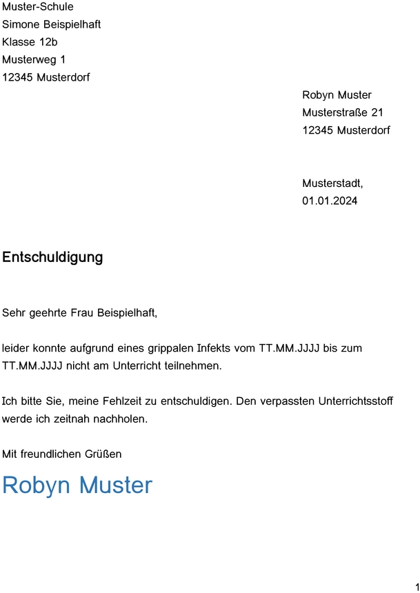 entschuldigung-vorlage-fuer-schule-bei-krankheit