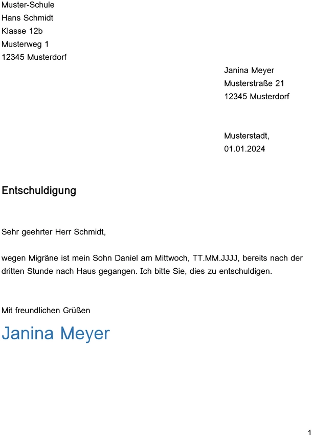 entschuldigung-vorlage-schule-gesundheit-krankheit
