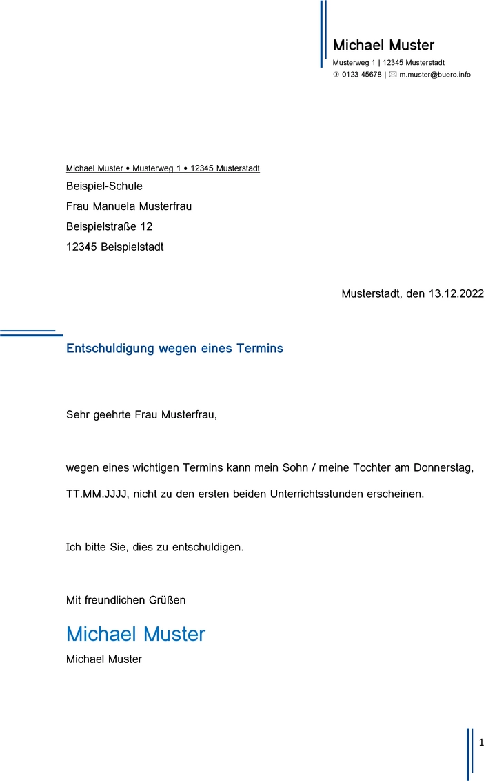entschuldigung-wegen-eines-termins-in-der-schule