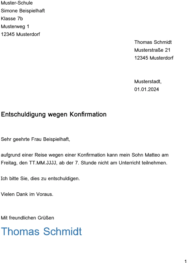 entschuldigung-wegen-konfirmation-vorlage