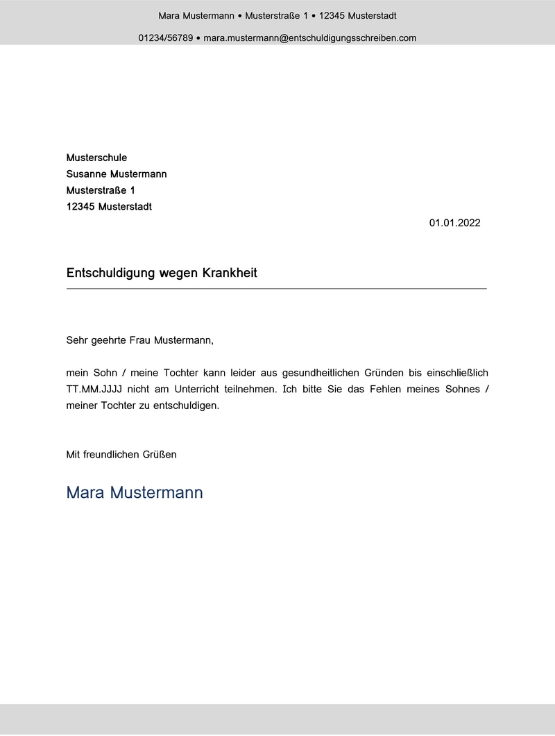 entschuldigung-wegen-krankheit-fuer-schule