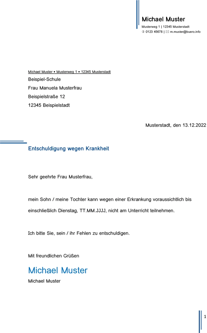 entschuldigung-wegen-krankheit-vorlage