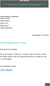 entschuldigung-wegen-umzug-der-kinder-in-der-schule