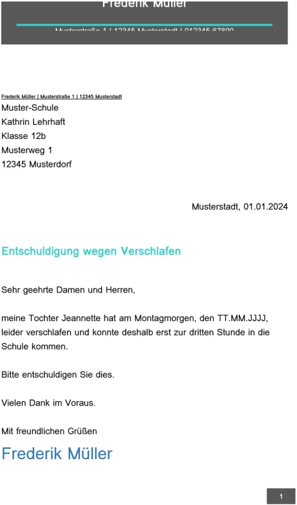 entschuldigung-wegen-verspaetung-in-der-schule