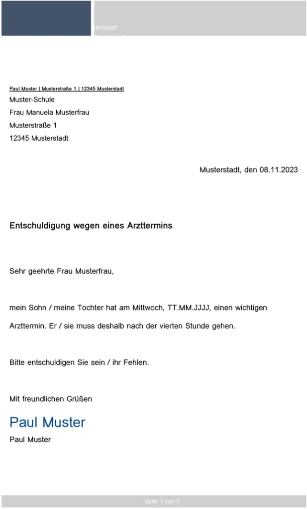 entschuldigungsschreiben-arzttermin-fuer-kinder