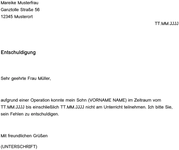 entschuldigungsschreiben-fuer-die-schule-vorlage