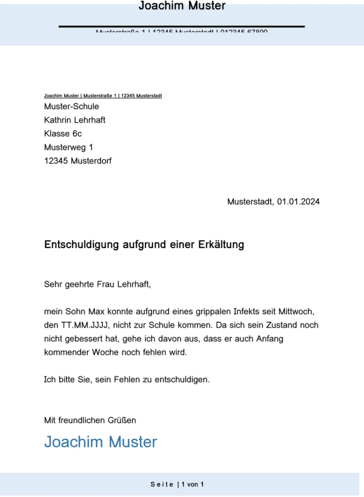 entschuldigungsschreiben-fuer-schule-bei-erkaeltung