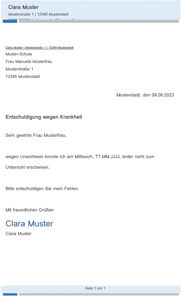 entschuldigungsschreiben-schule-wegen-krankheit