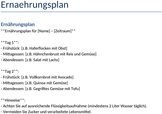 ernaehrungsplan-vorlage