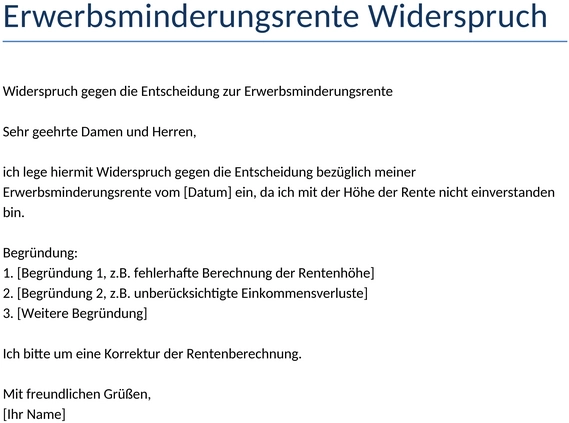 erwerbsminderungsrente-widerspruch