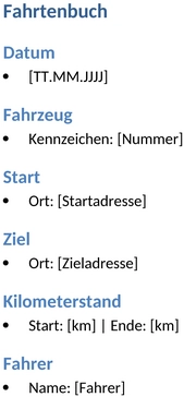 fahrtenbuch-vorlage