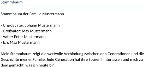 familienstammbaum
