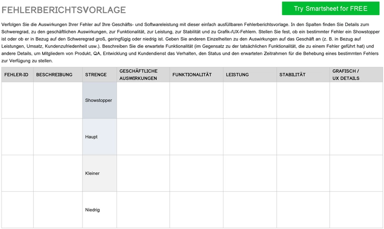 fehlerbericht-vorlage-softwareentwicklung