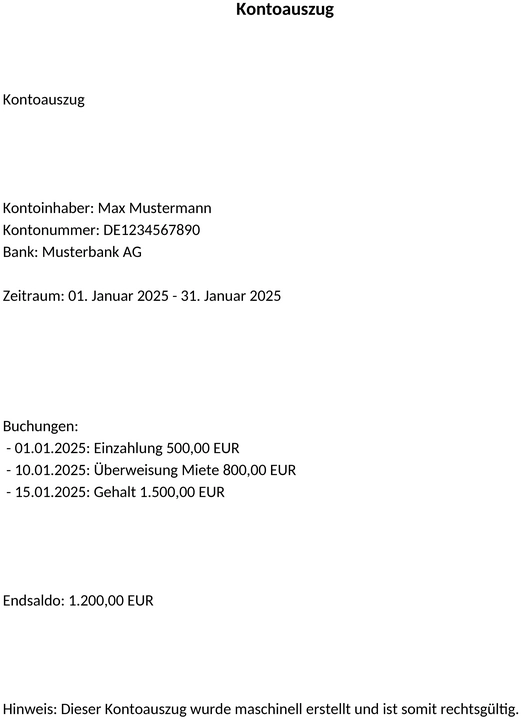 finanz-kontoauszug