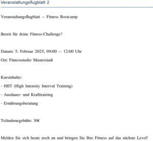 fitness-bootcamp-veranstaltungsflugblatt