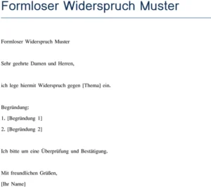 formloser-widerspruch-muster