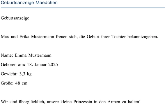 geburtsanzeige-fuer-maedchen-gestalten-auf-elegante-art