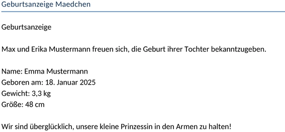 geburtsanzeige-maedchen