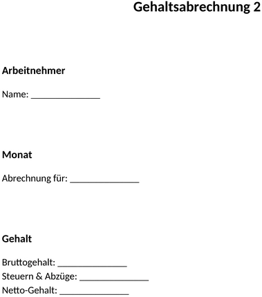gehaltsabrechnung-vorlage