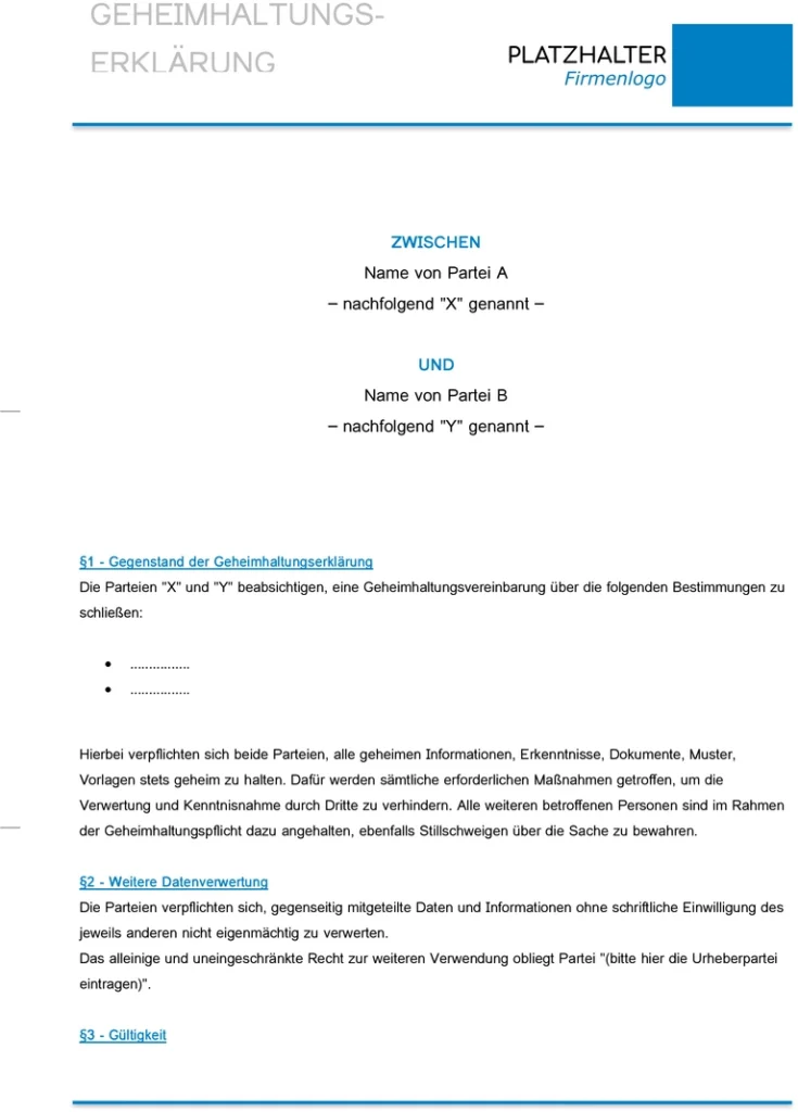 geheimhaltungsvereinbarung-fuer-geschaeftsbeziehungen-mit-rechtlichen-abschnitten