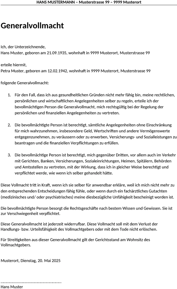 generalvollmacht-vorlage-schweiz