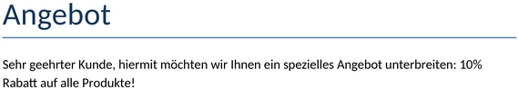 geschaeftsangebot