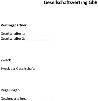 gesellschaftsvertrag-gbr